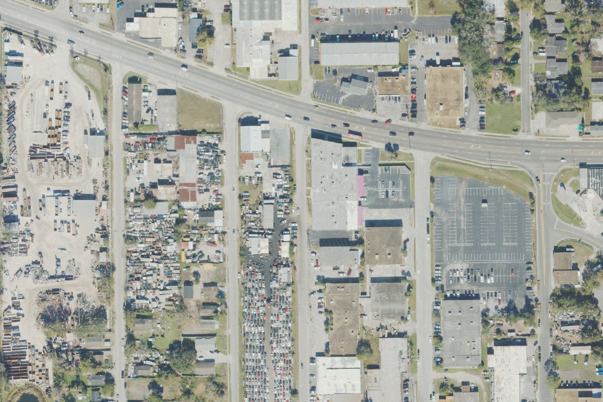 Aerial photo of A & Z Auto Part Export and Towing Service