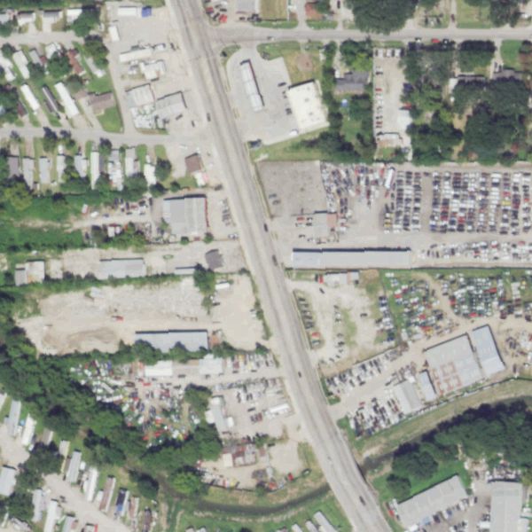 Aerial photo of Jr's Auto Parts