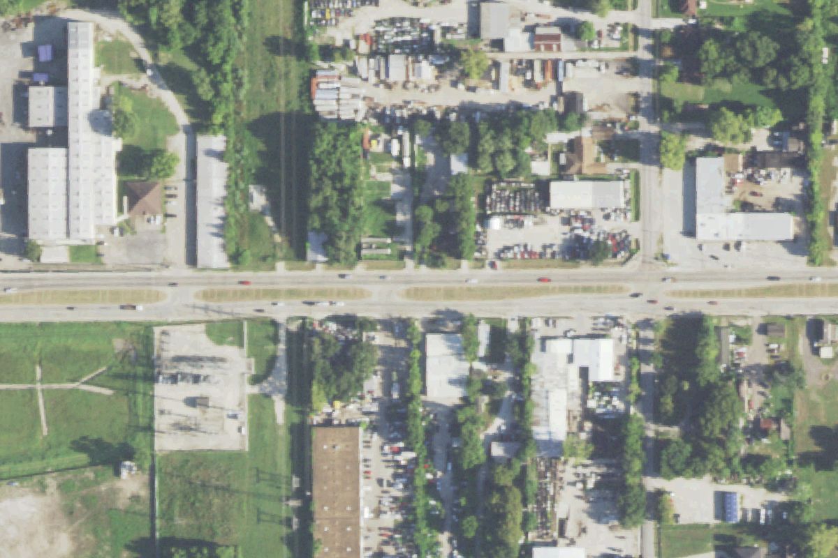 Aerial photo of City Auto Recycling at 1217 Aldine Mail Rt Rd
