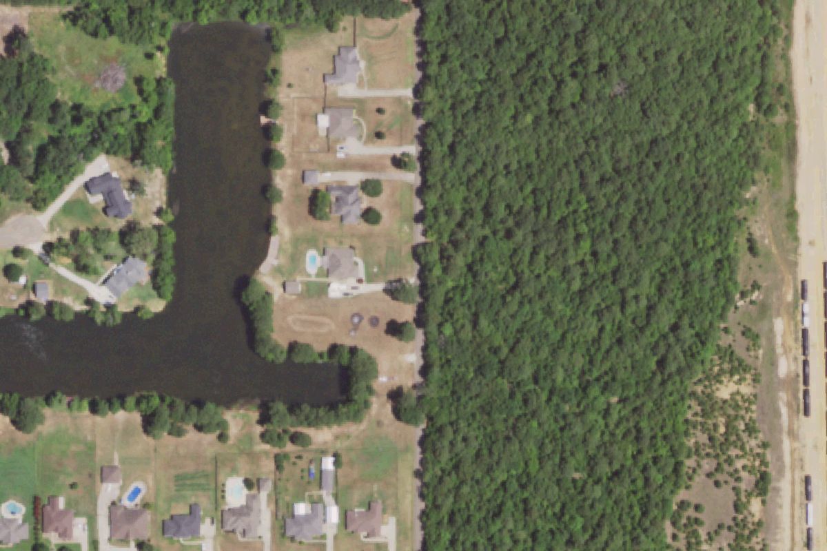 Aerial photo of Burtons Heavy Truck Body Shop at 2425 Tri-state Road
