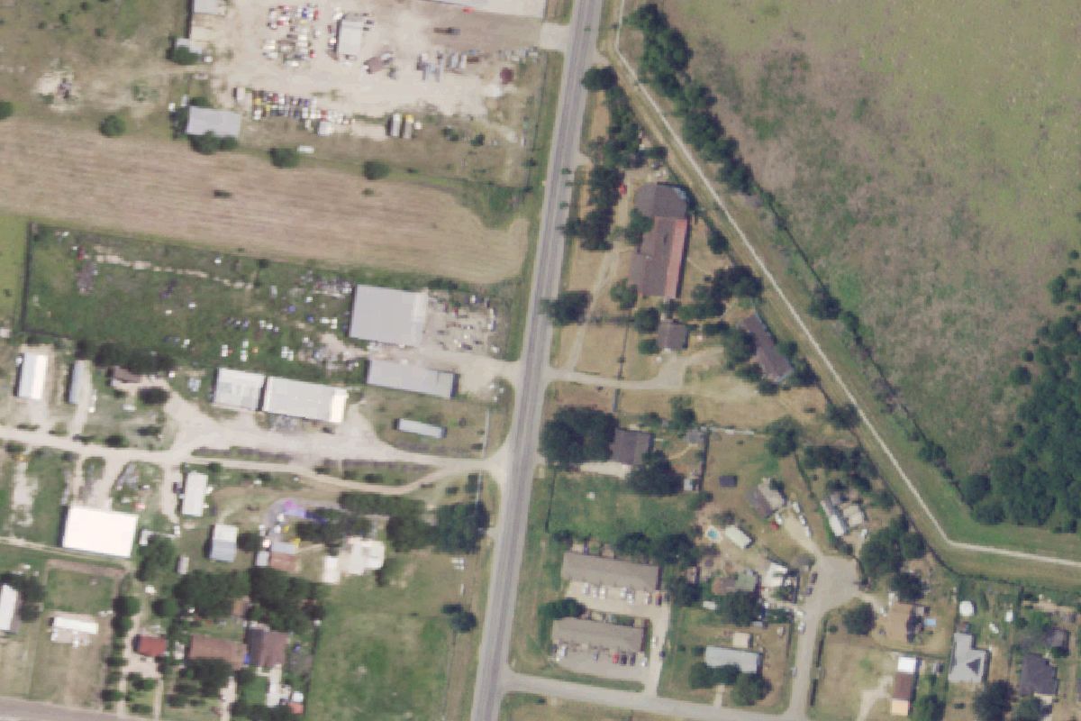 Aerial photo of Llamas Auto Parts & Tire Shop