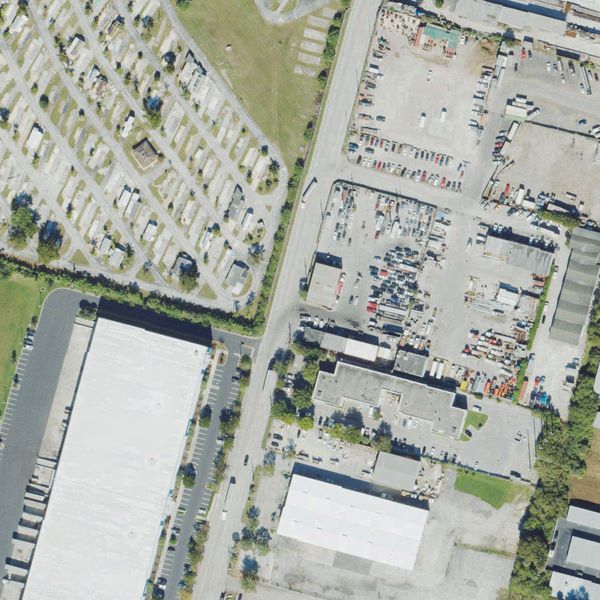 Aerial photo of Sky Recycling