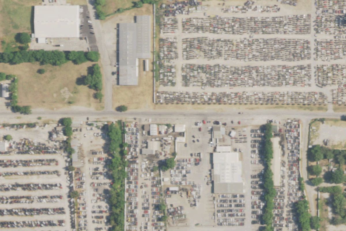 Aerial photo of DFW Auto & Parts Sales