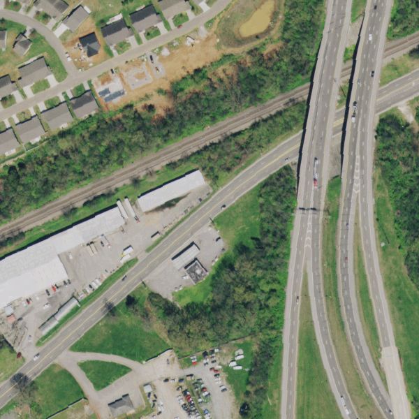 Aerial photo of Tennessee Auto Salvage & Recycling