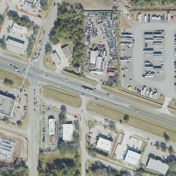 Aerial photo of Eco Green Auto Parts