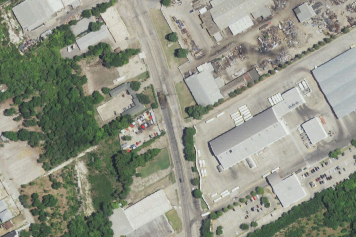 Aerial photo of Bishop Truck Parts