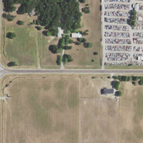 Aerial photo of AAA Auto Salvage