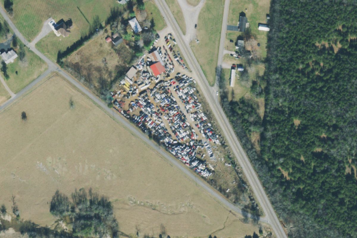 Aerial photo of 41-A Auto Parts & Sales
