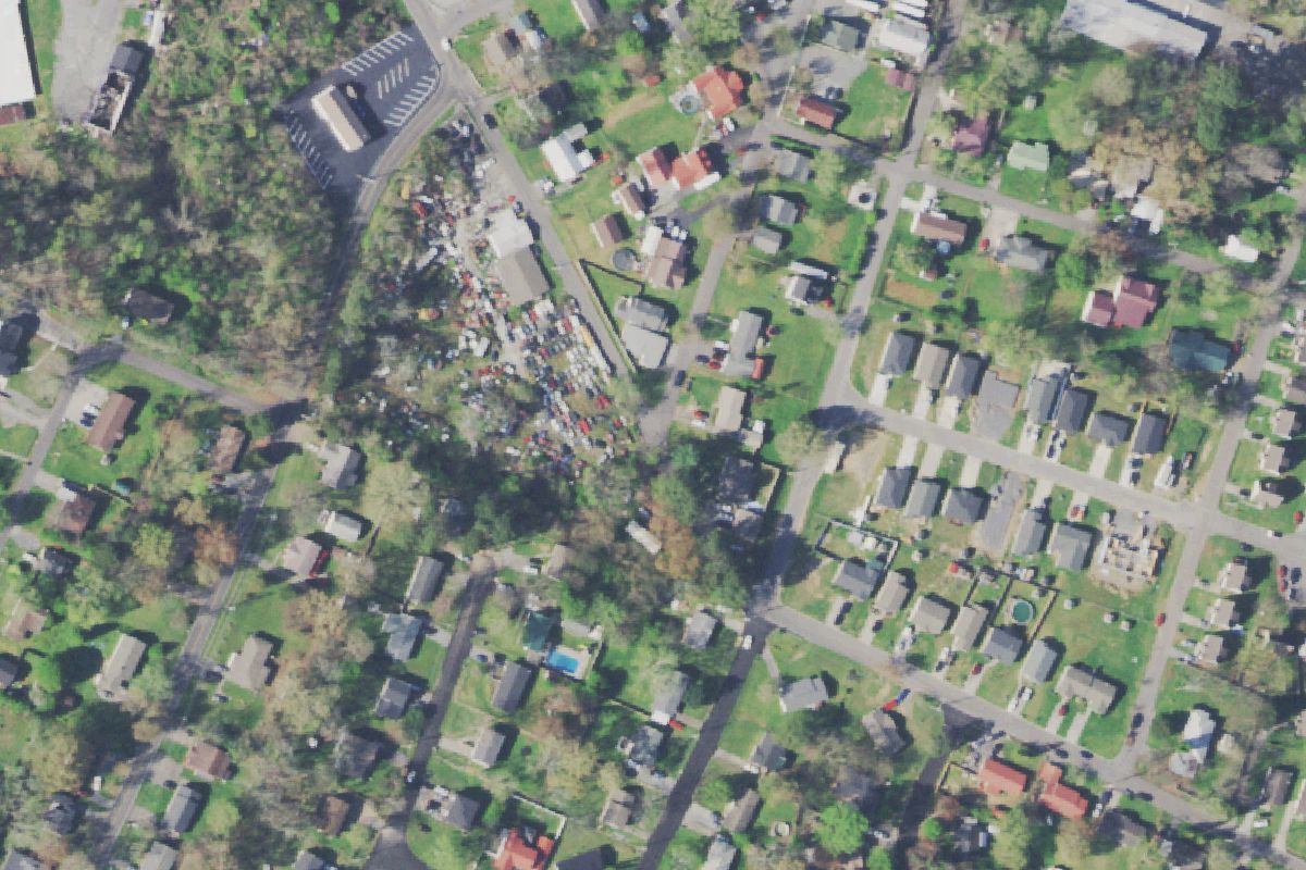 Aerial photo of Ballard Auto Parts