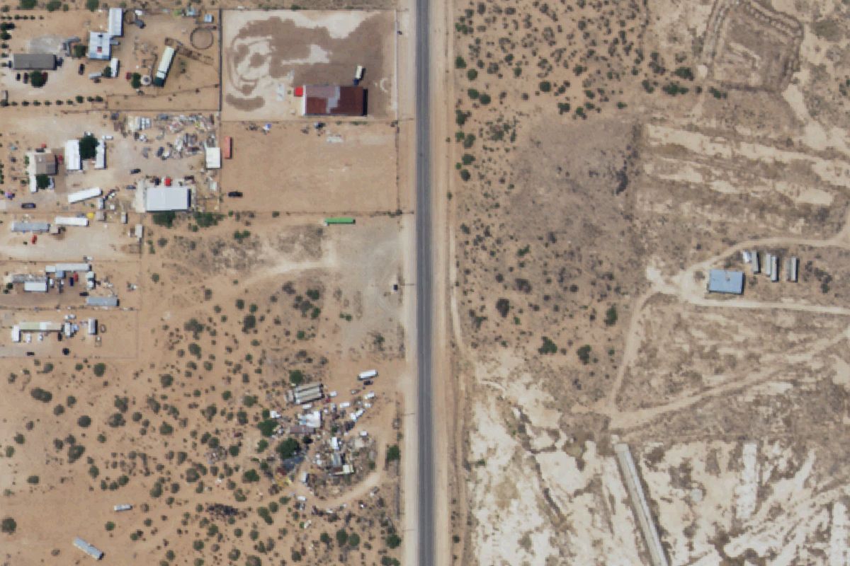 Aerial photo of M. T. P. & Equipment at 1391 Ascencion