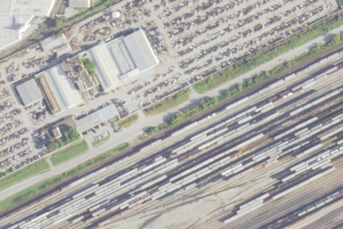 Aerial photo of I Lone Star Auto Parts at 6621 Liberty Rd