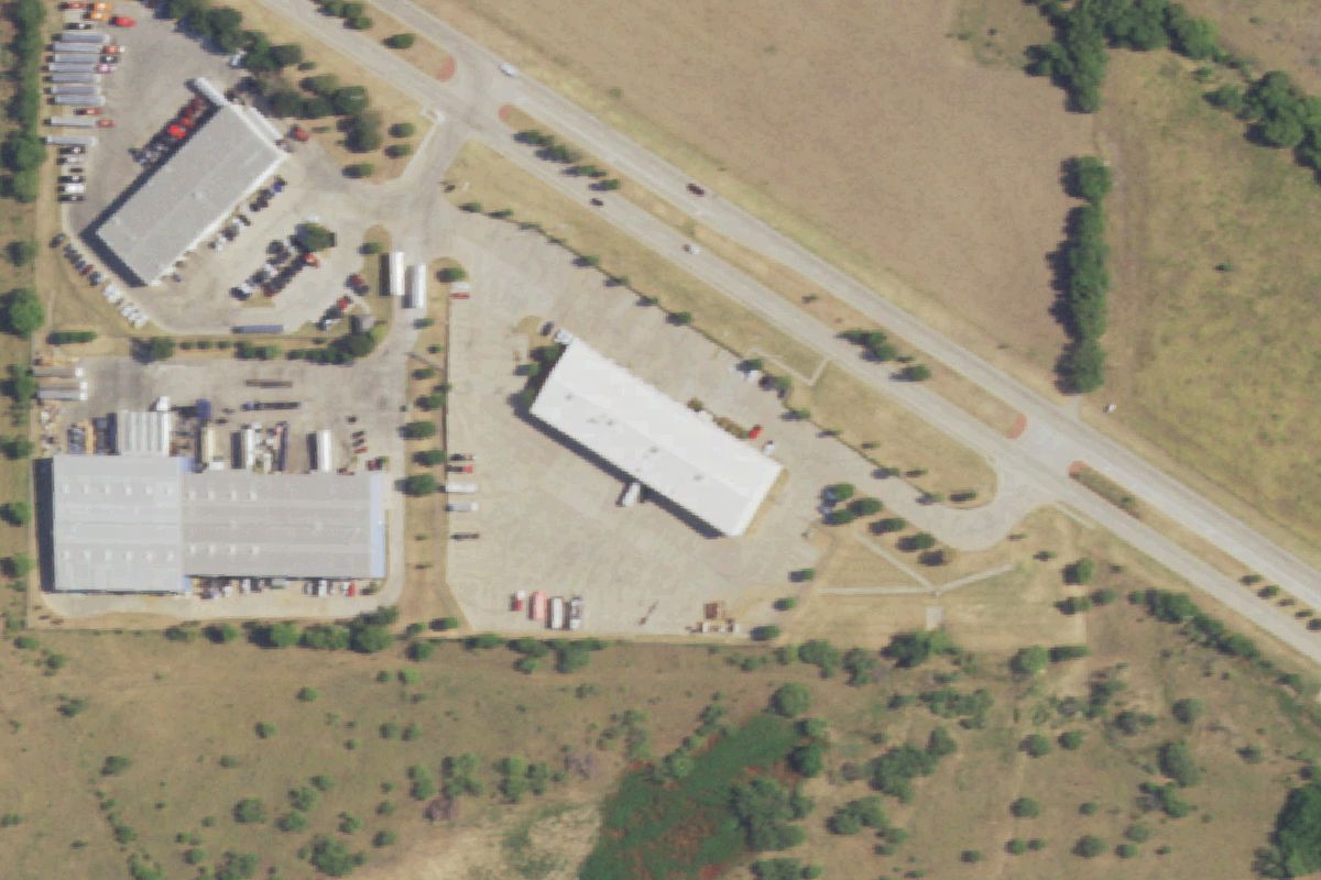 Aerial photo of Inland Truck Parts & Service at 4321 North Elm Street