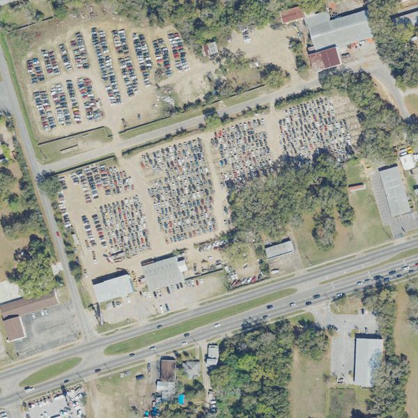 Aerial photo of Kikers U-Pull-It
