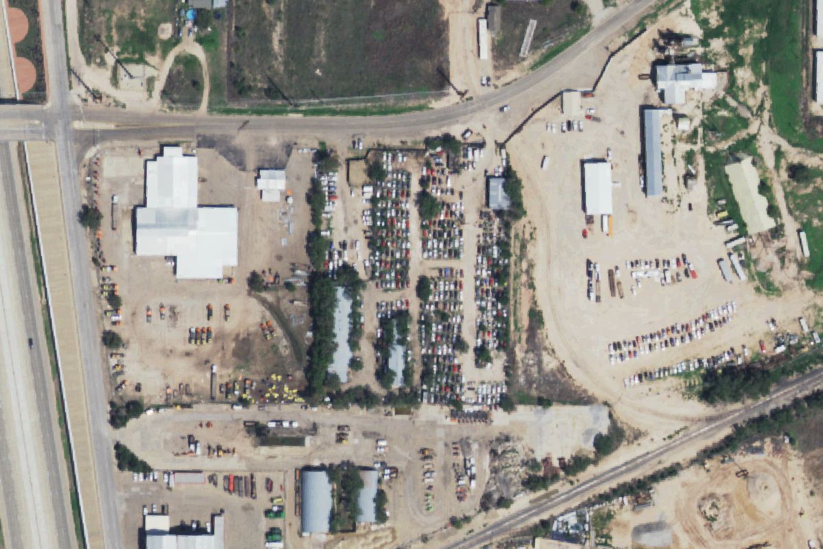 Aerial photo of RP's Heavy Duty Towing and Salvage