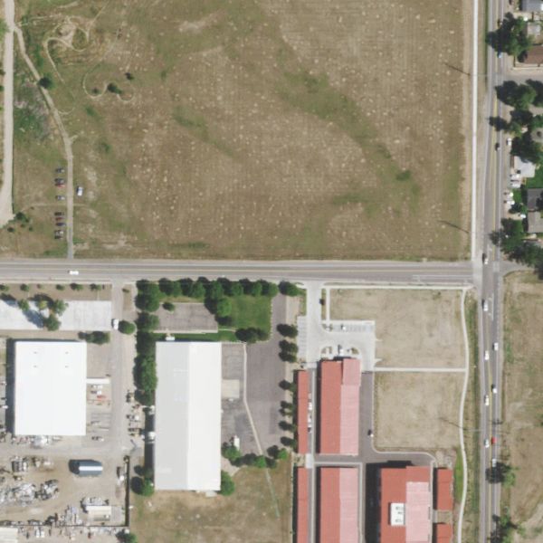 Aerial photo of Colorado Iron & Metal