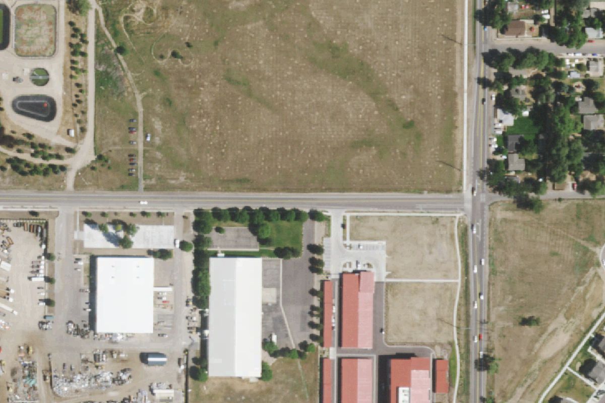 Aerial photo of Colorado Iron & Metal at 903 Buckingham St
