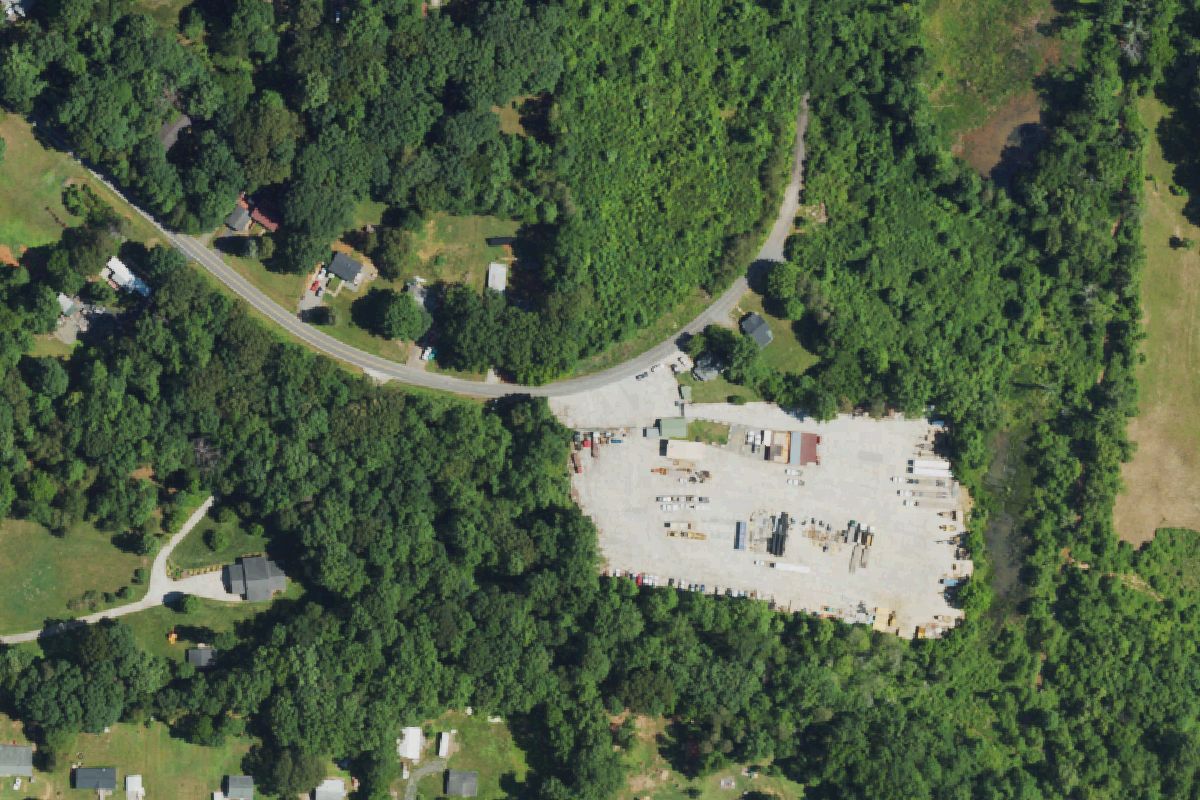 Aerial photo of L & M Used Auto Parts