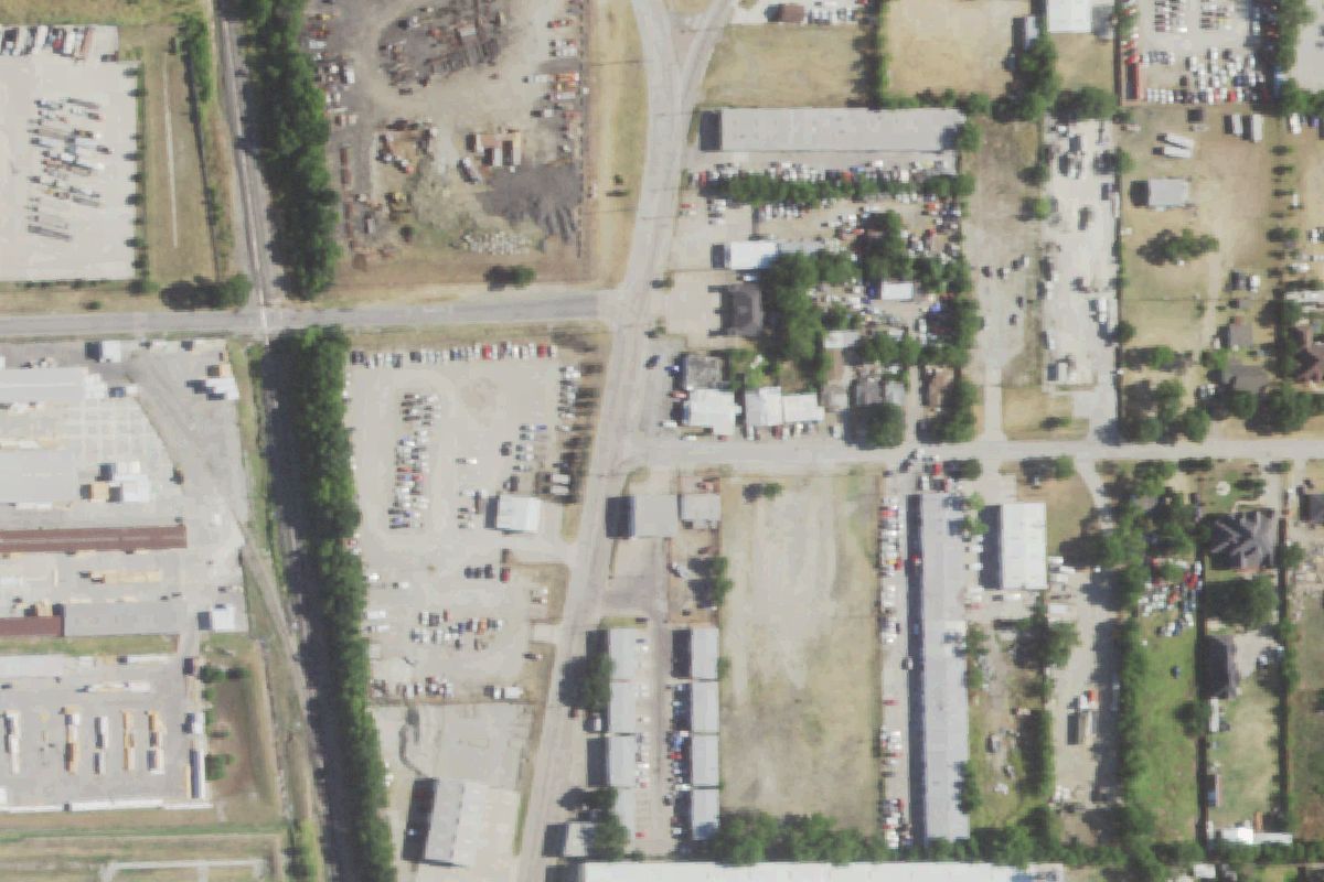 Aerial photo of J & J Discarded Parts