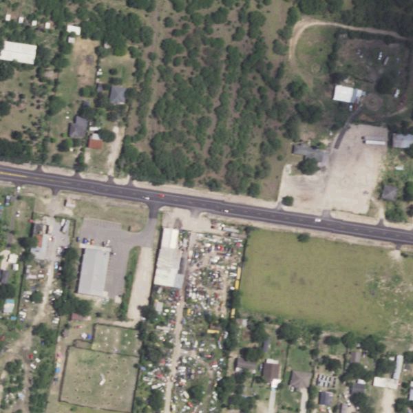 Aerial photo of Tres Estrellas Auto Salvage