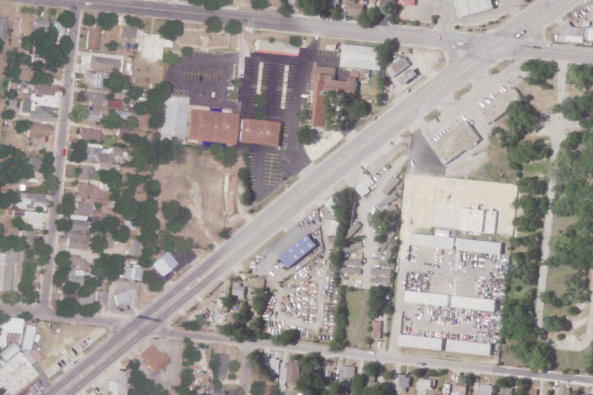 Aerial photo of Bayeh Automotive
