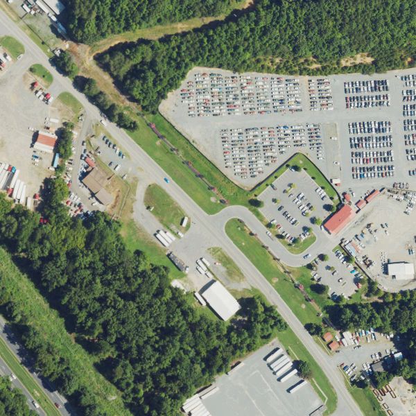 Aerial photo of Pull-A-Part Winston-Salem