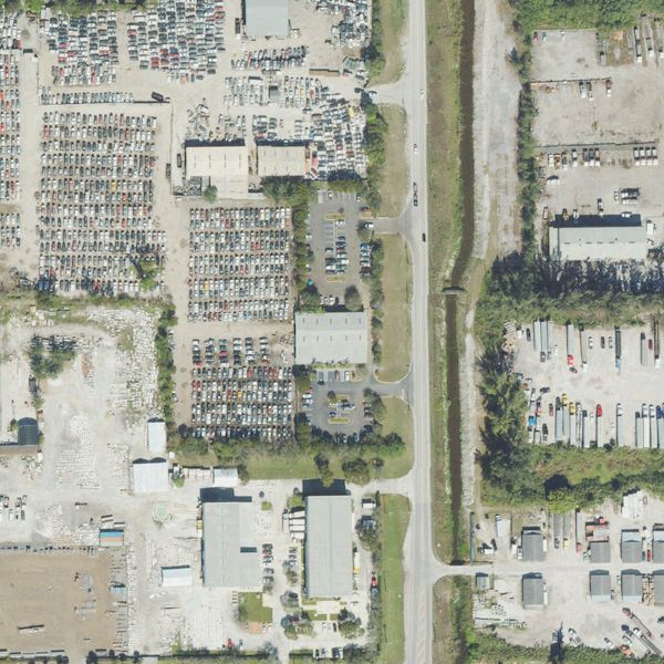 Aerial photo of Pick Your Part - West Palm Beach