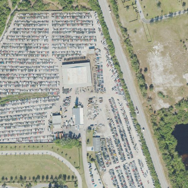 Aerial photo of LKQ Melbourne