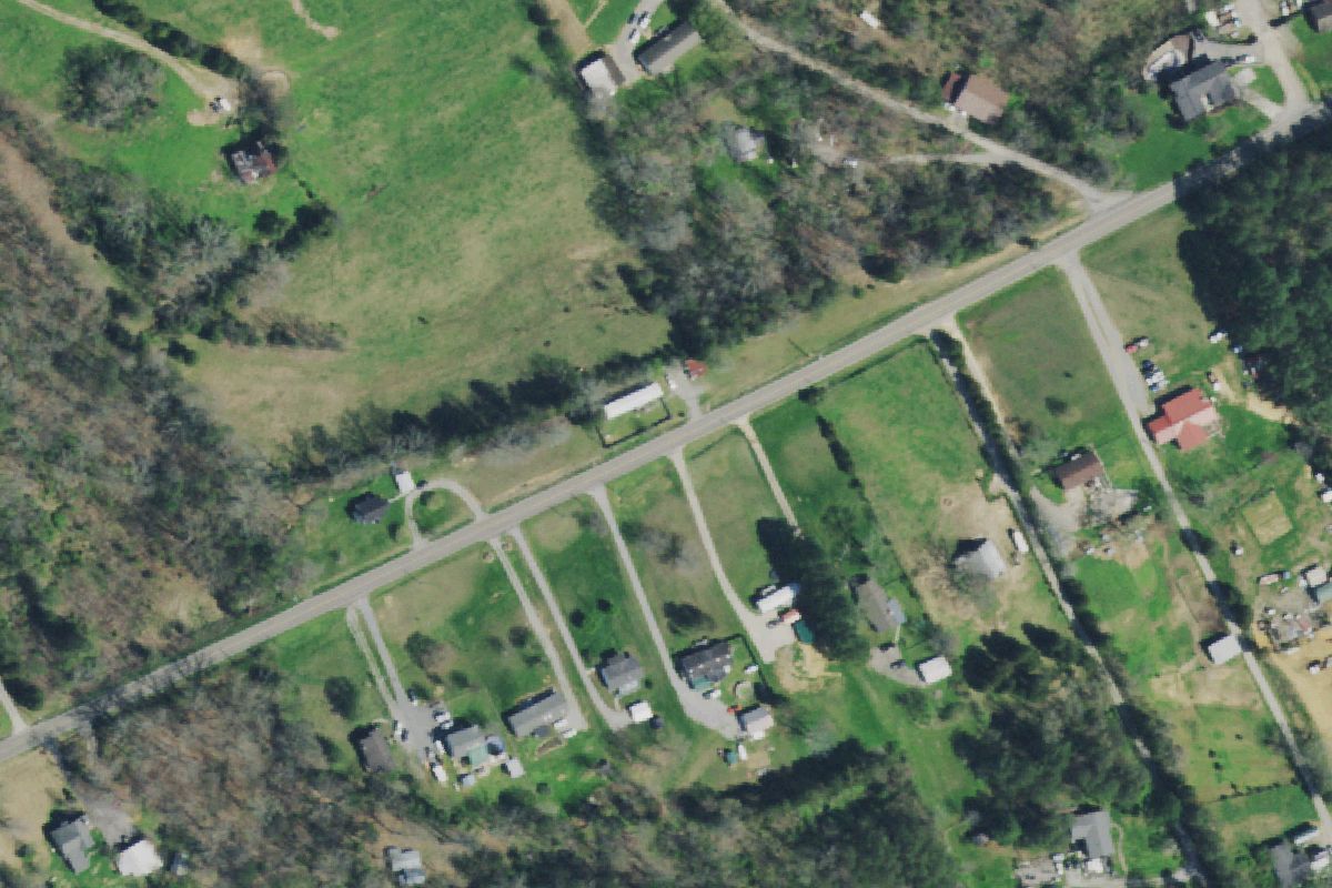 Aerial photo of Lowe's Auto Parts