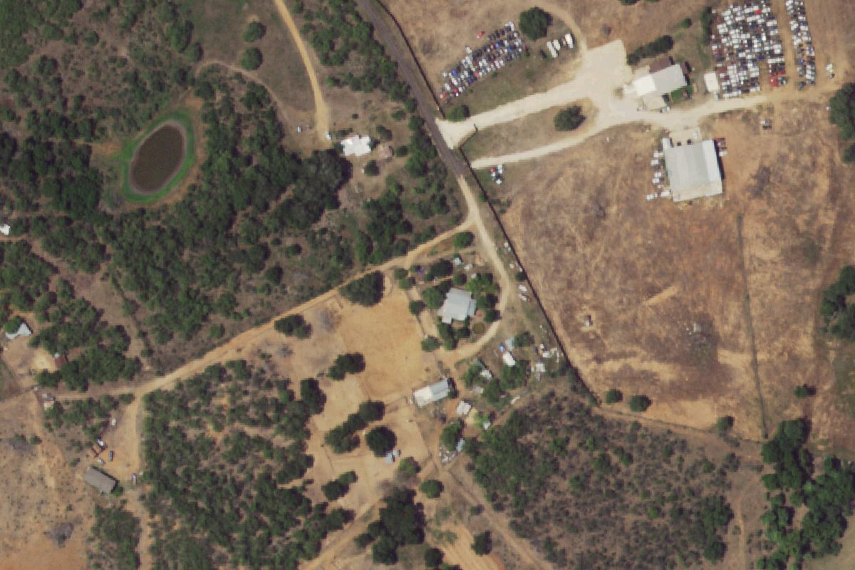 Aerial photo of Top Gun Auto Parts at 495 Vela Lane
