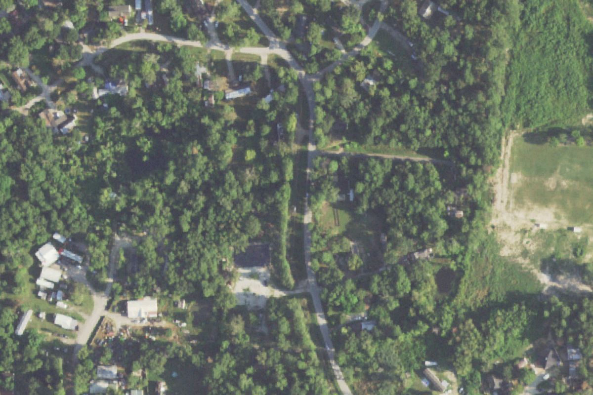 Aerial photo of Porter Salvage Yard