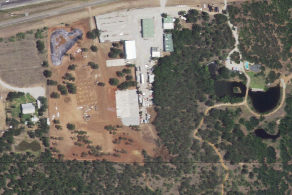 Aerial photo of Cisco Wrecker Service Towing & Recovery at 700 East Interstate 20