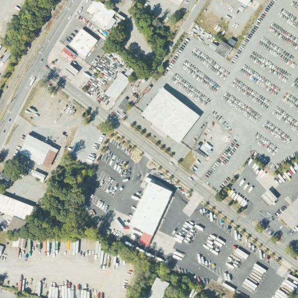 Aerial photo of S&R Auto & Truck Salvage