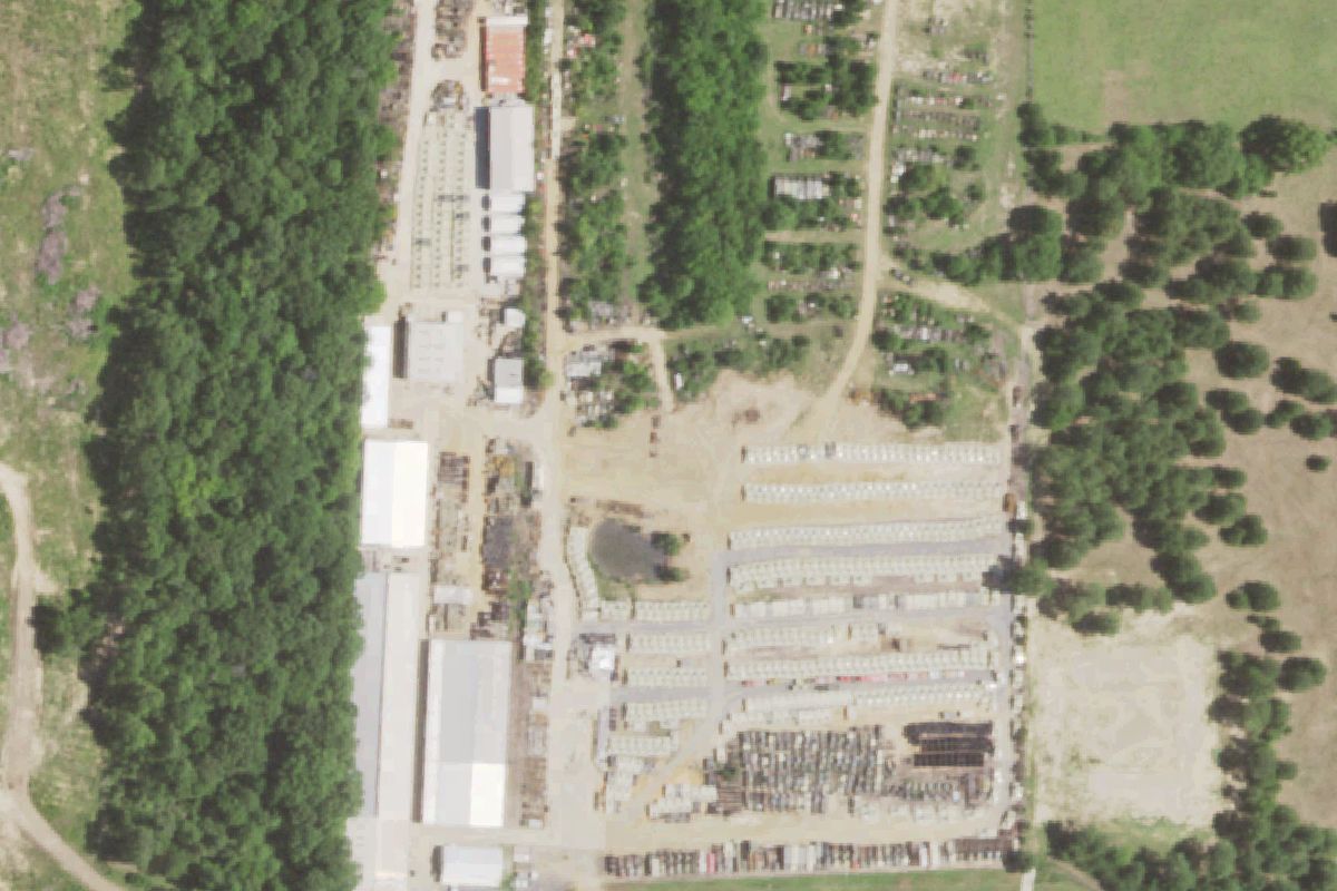 Aerial photo of Red River Parts & Equipment at 92 County Road 2103 East