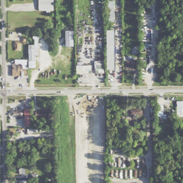 Aerial photo of Ranch Auto Parts