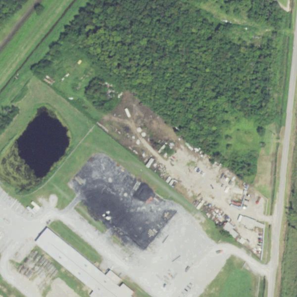 Aerial photo of Brians Wrecker Service