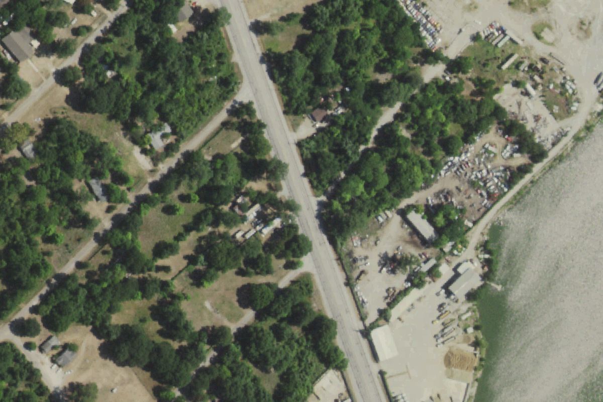 Aerial photo of Beltline Salvage