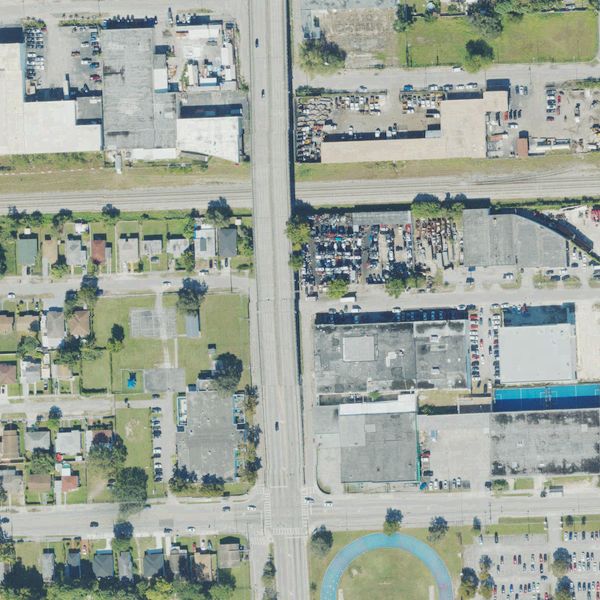Aerial photo of MD Used Auto Parts