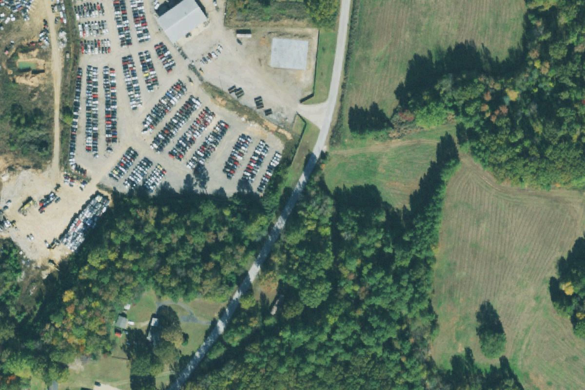 Aerial photo of DIY Auto Parts at 677 Betty Manley Rd