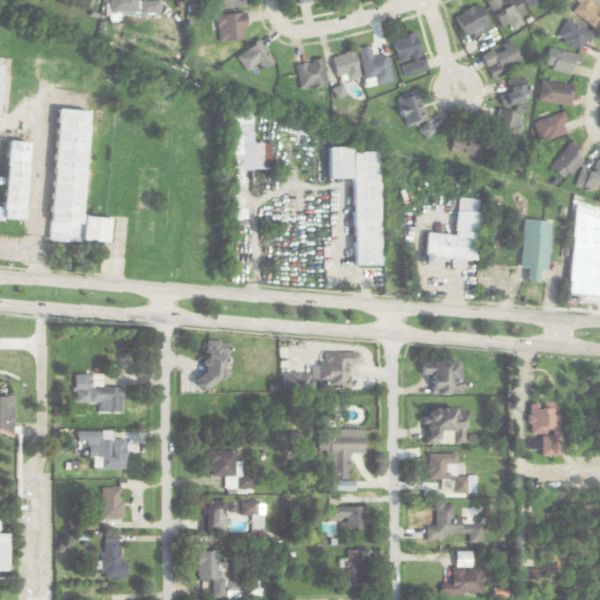 Aerial photo of Adam's Auto Sales & Parts
