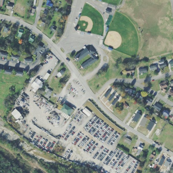 Aerial photo of Express Recycling Group