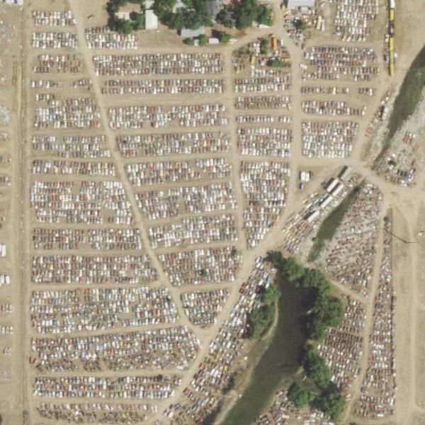 Aerial photo of Speedway Auto Wrecking
