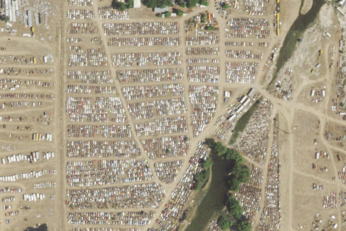 Aerial photo of Speedway Auto Wrecking at 4394 Grand View Boulevard