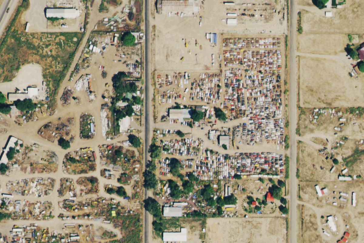 Aerial photo of Fast Eddies/All Auto Parts