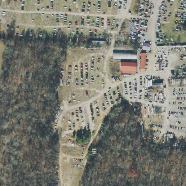 Aerial photo of Tennessee Auto Salvage