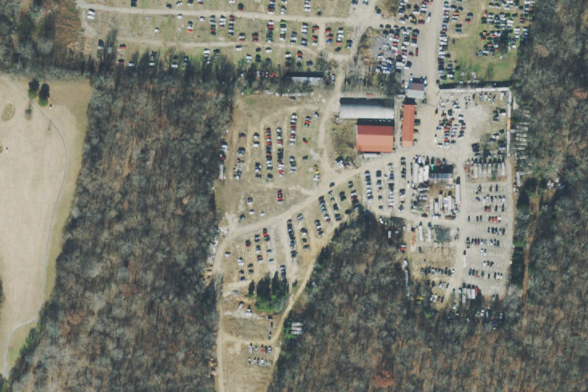 Aerial photo of Tennessee Auto Salvage at 2082 Duncan Ln