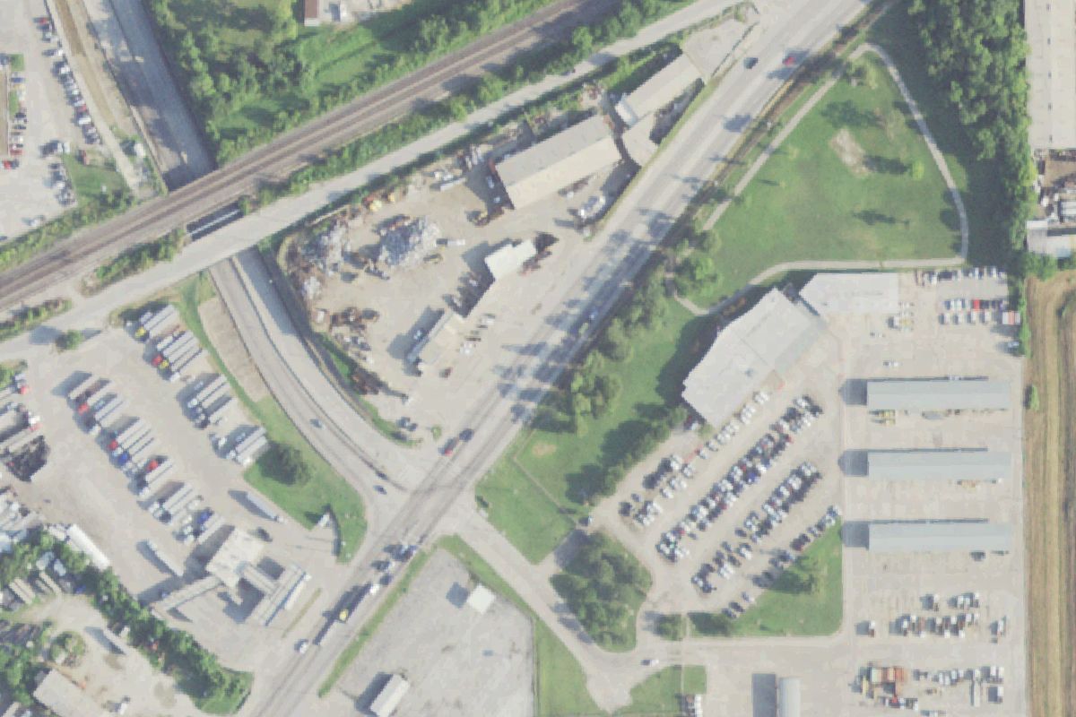 Aerial photo of JJ Powell Interests at 5417 N McCarty St