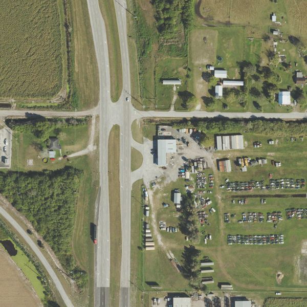 Aerial photo of A-1 New & Used Parts