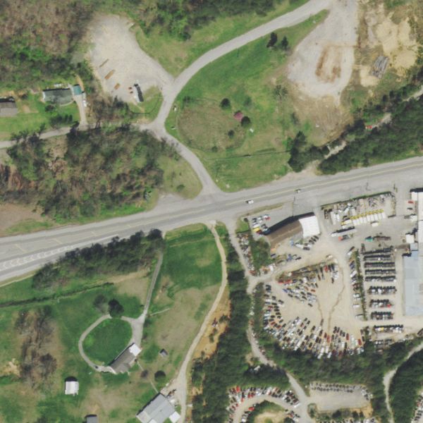 Aerial photo of Aesop Auto Parts