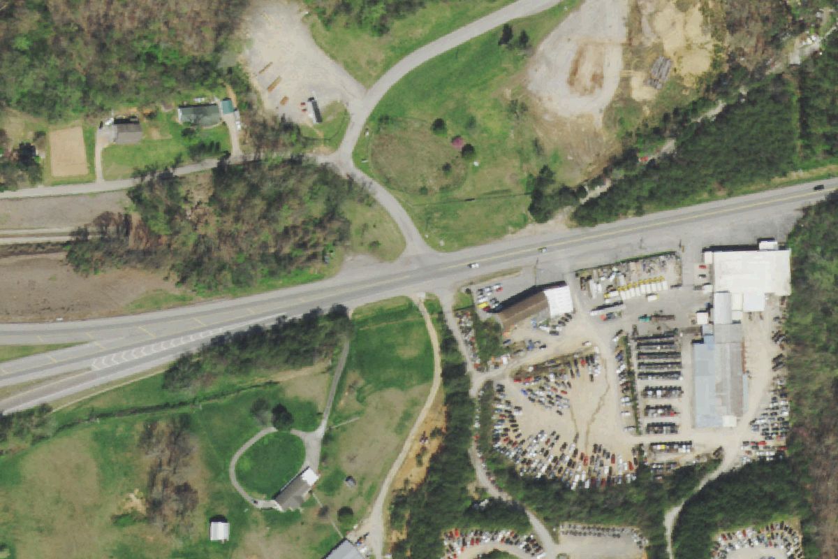 Aerial photo of Aesop Auto Parts at 8721 Oak Ridge Hwy