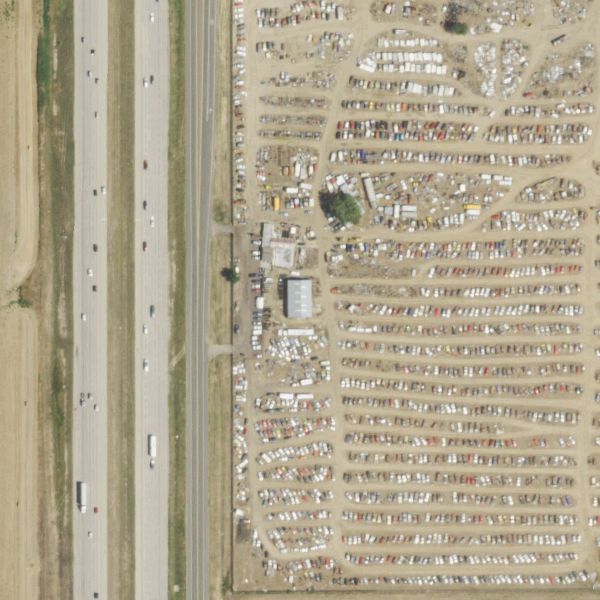 Aerial photo of Erie Auto Salvage